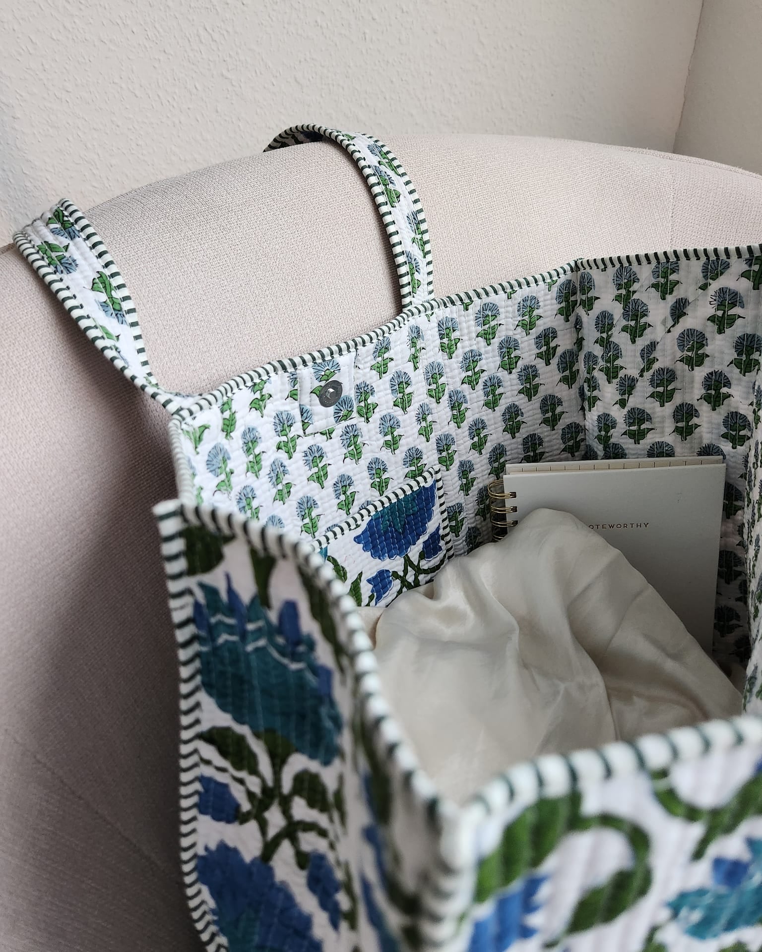 Blue Lotus Bliss Tote