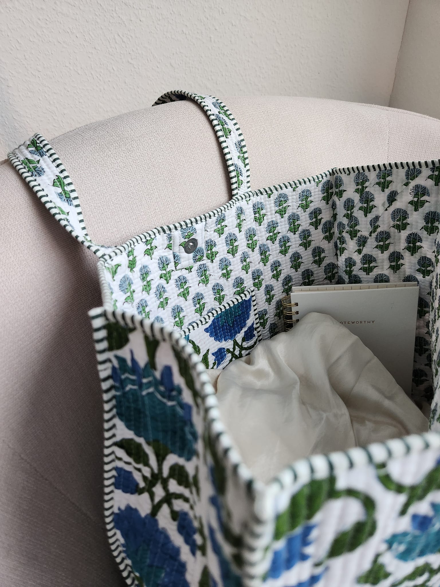 Blue Lotus Bliss Tote